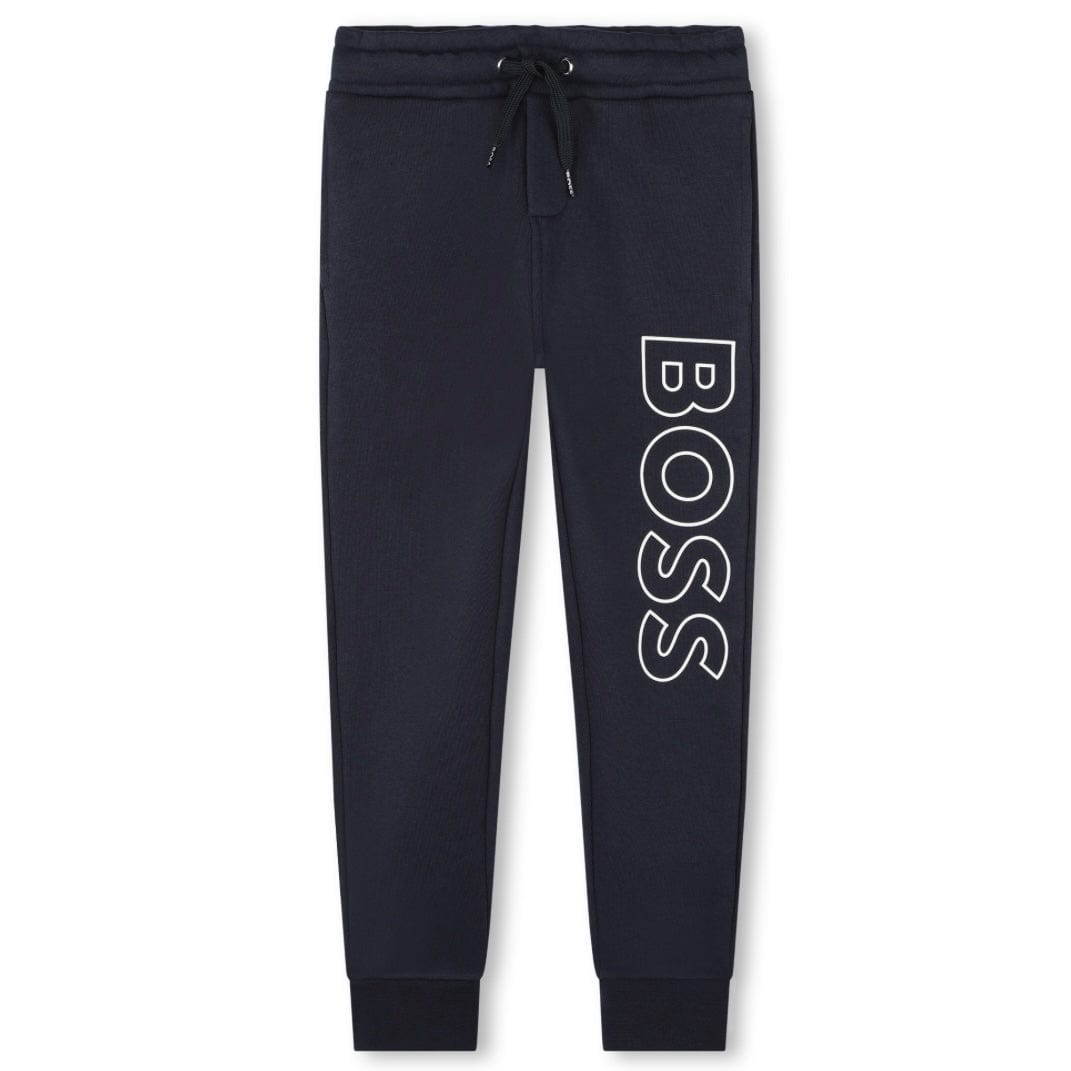 BOSS - Zip Hoodie Logo Tracksuit  -  Navy