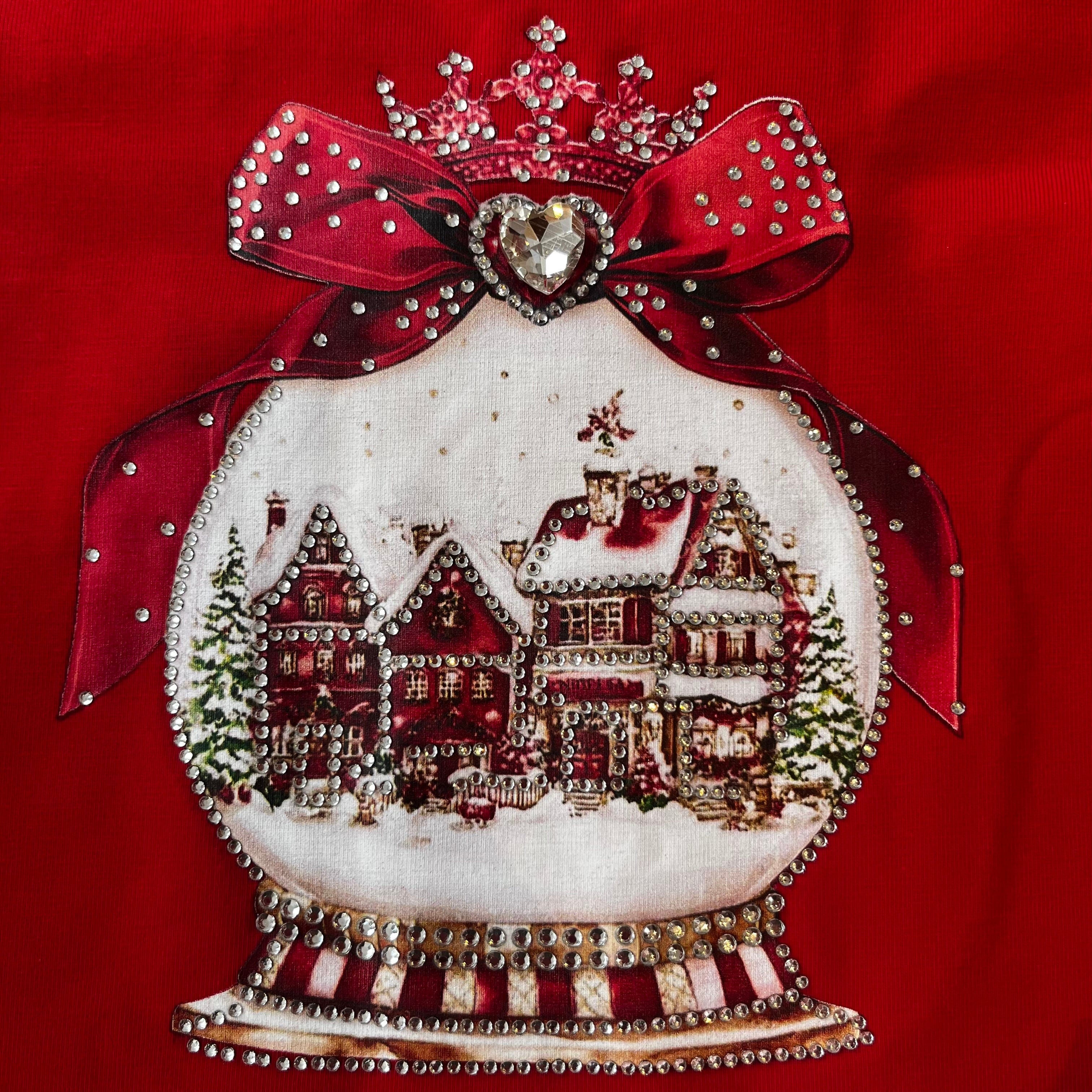 IS - Snow Globe Skirt Set - Red