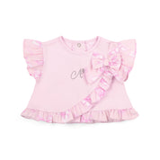 LITTLE A - Perfectly Pink Ocean Jam Pant Set - Pink Blossom