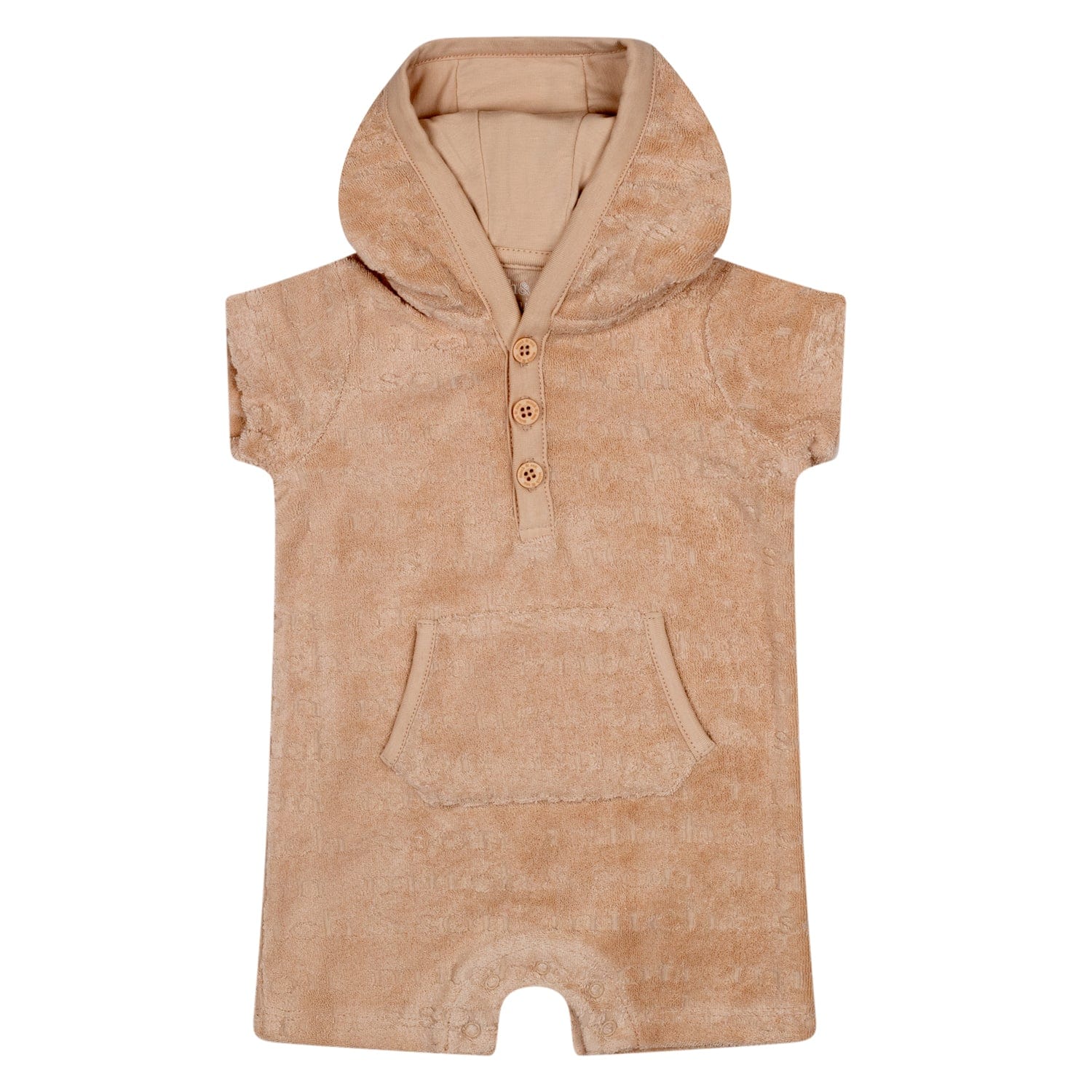 MITCH & SON MINI - Santiago Sandy Shores Terry Romper - Sand