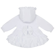 LITTLE A - Jillie Little Fish Frill Jacket - White