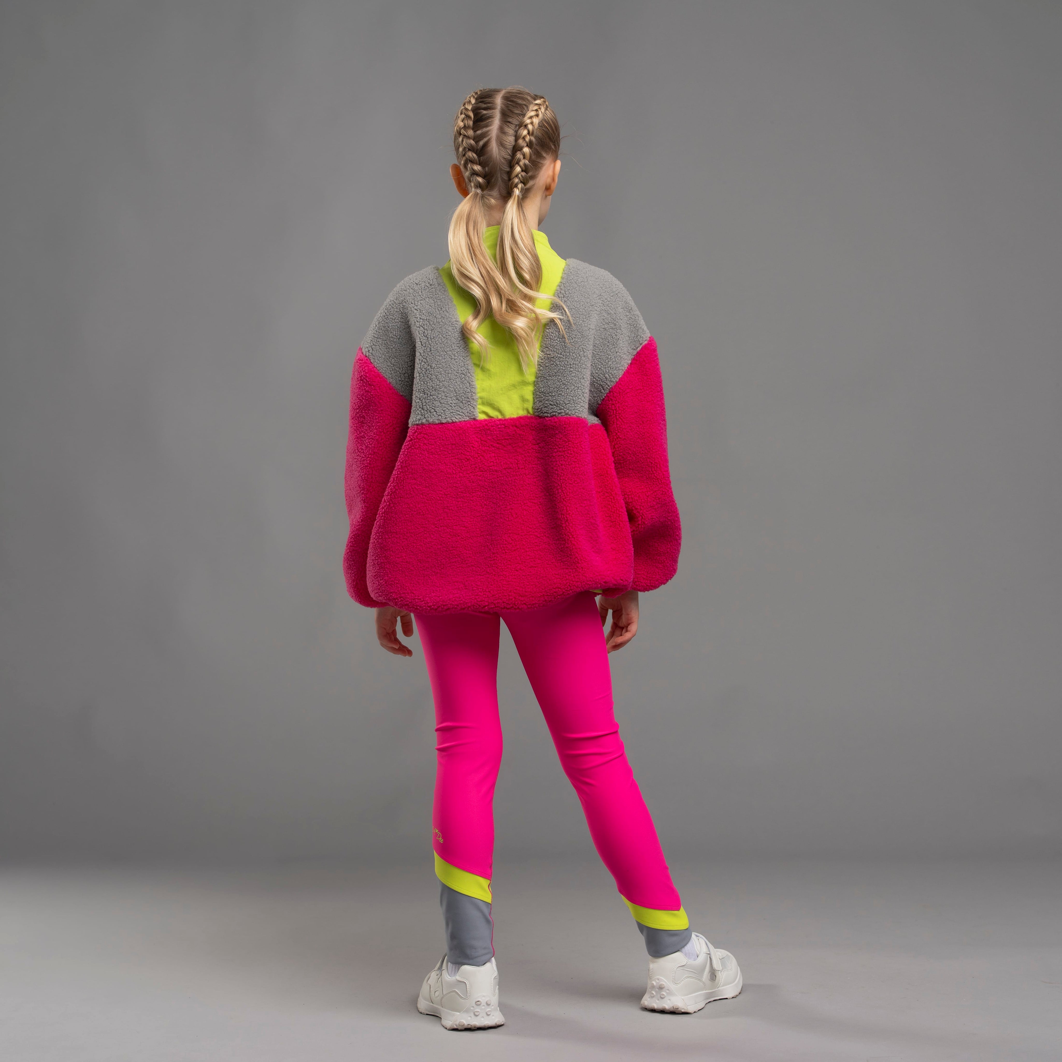BONINI BY A DEE - Trail Quarter Zip Fleece  - Hot Pink