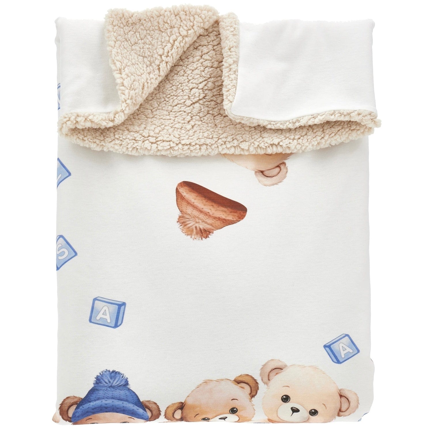 MONNALISA - Teddy Blanket - Blue