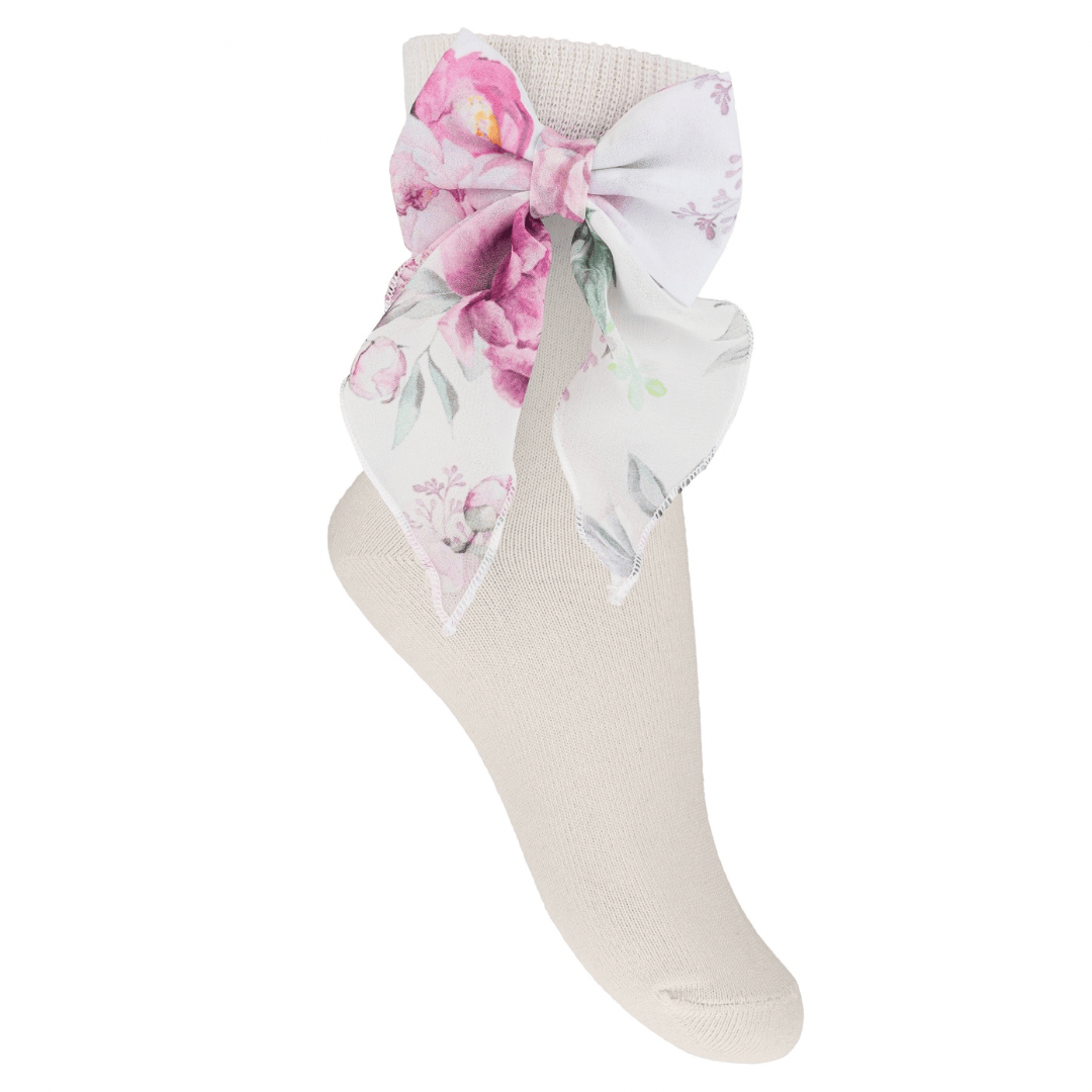 Daga - Blush Harmony Socks - White