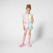 BILLIEBLUSH - Blouse & Short Set - Stripe
