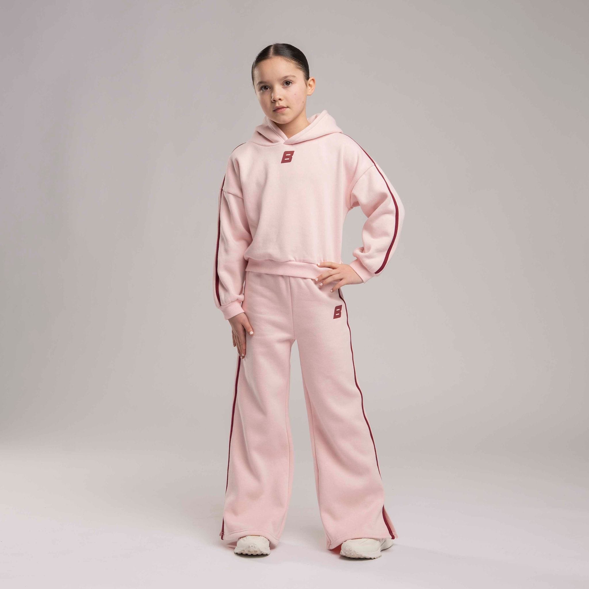 BONINI BY A DEE - Revive Wide Leg Joggers & Hoody - Light Pink