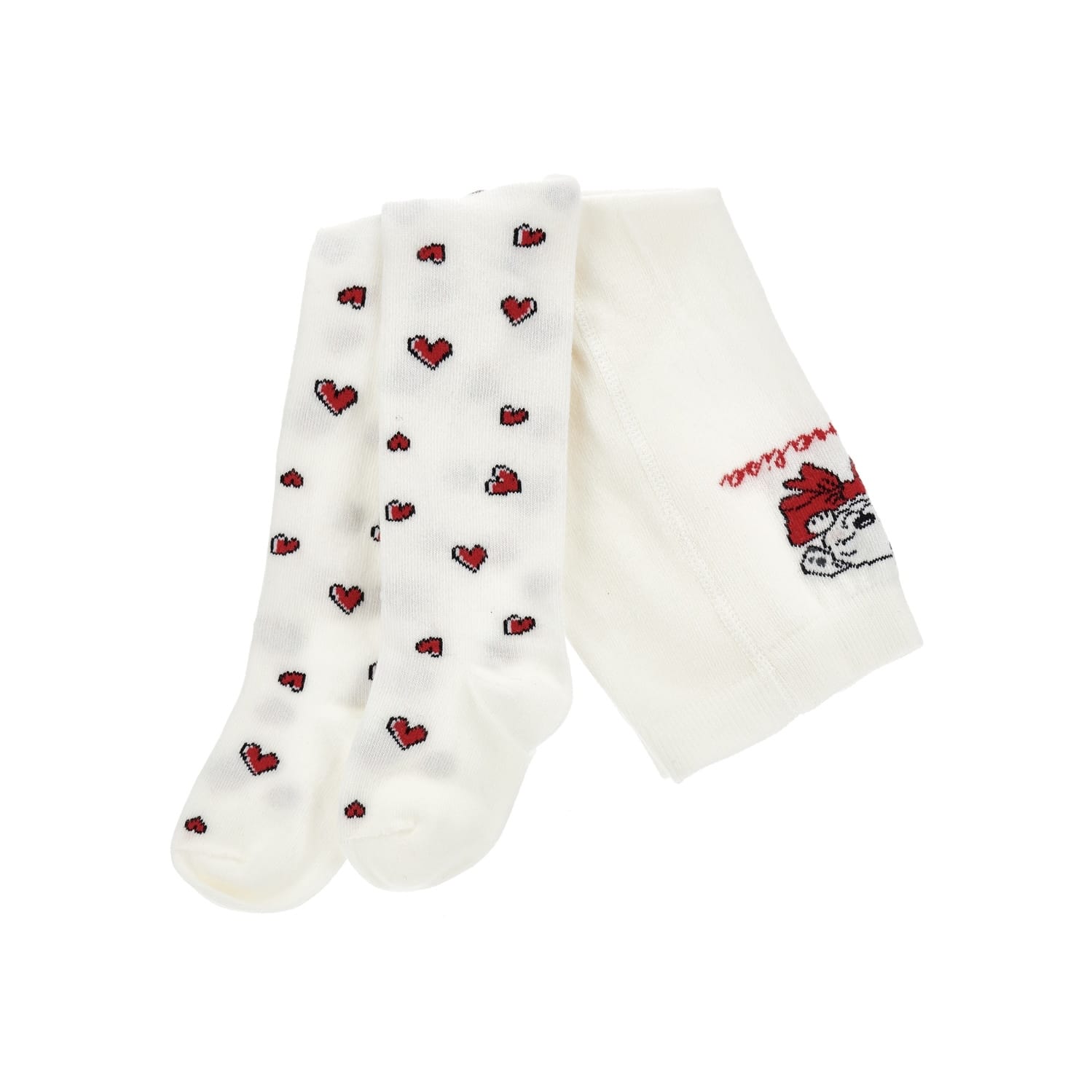 MONNALISA - Dalmatian Tights - Cream