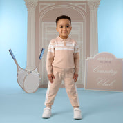 MITCH & SON - Classic Collection Travis - Knitted Tracksuit - Stone Beige