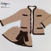 Rahigo - Five Piece Skirt Set  - Camel
