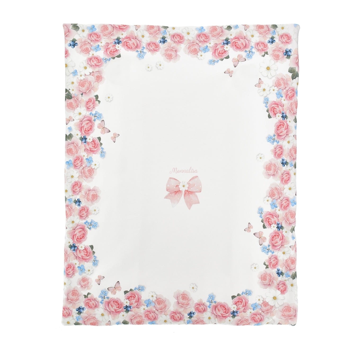 MONNALISA - Rose Blanket - Pink