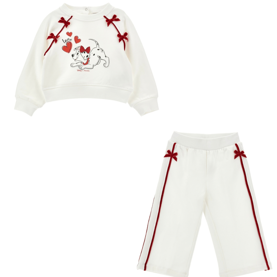 MONNALISA - Dalmatian Tracksuit - Cream