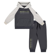 MITCH & SON - Craig Reglan Hoodie Tracksuit - Dark Grey