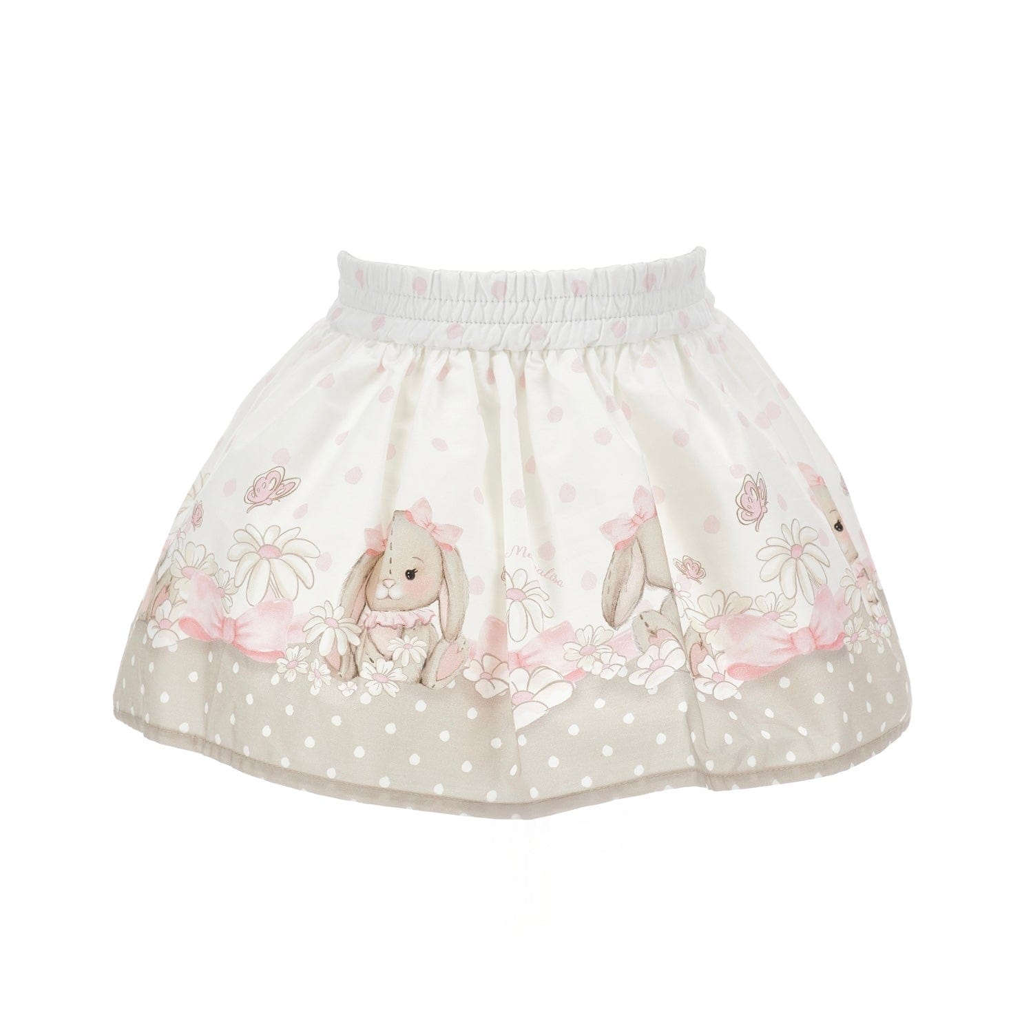 MONNALISA - Bunny Skirt Set - Pink