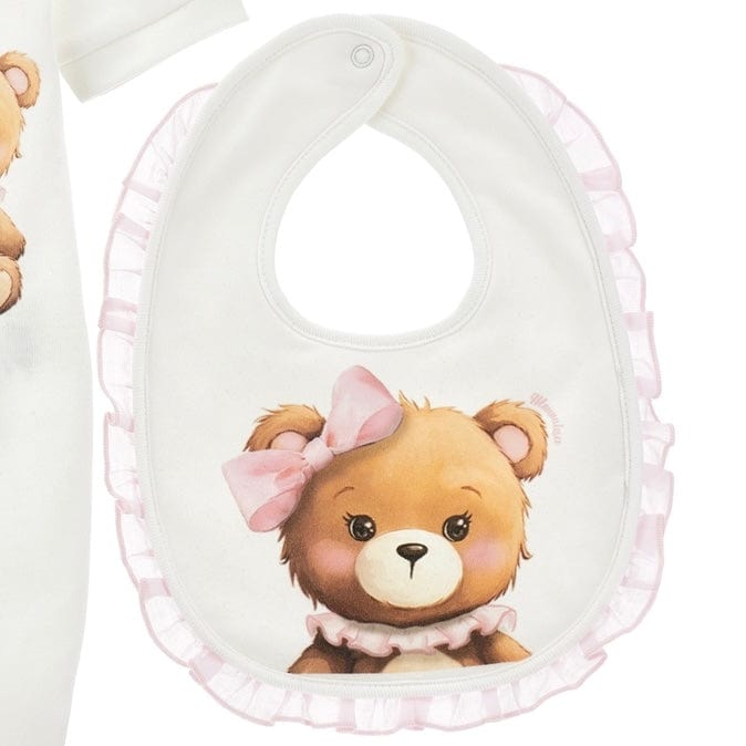 MONNALISA - Teddy Bib - Pink