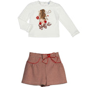 MAYORAL - Skort Set - Red