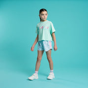 BONINI BY A DEE - Shine Cropped T & Spark Sport Shorts - Miami Mint