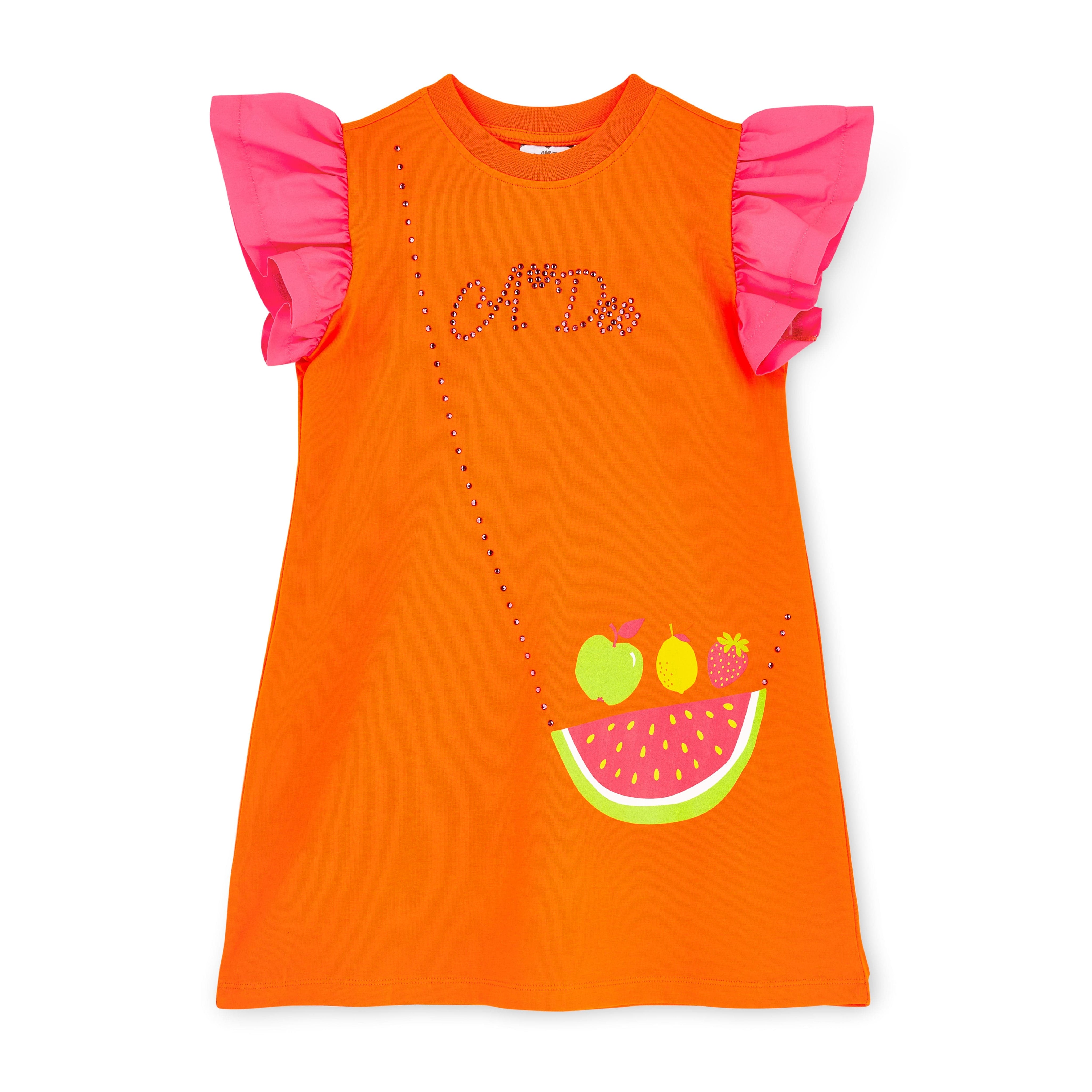 A DEE - Tegan Tutti Frutti  Handbag Dress - Orange