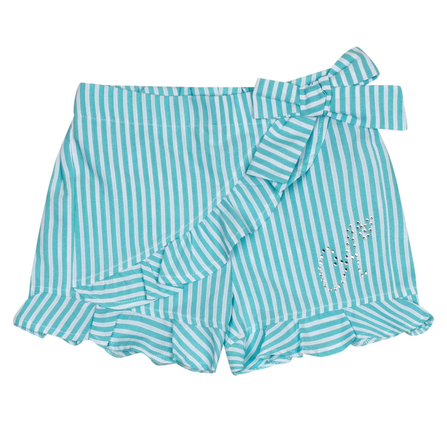 A DEE - Oakley Ocean Pearl Stripe Skort Set - White