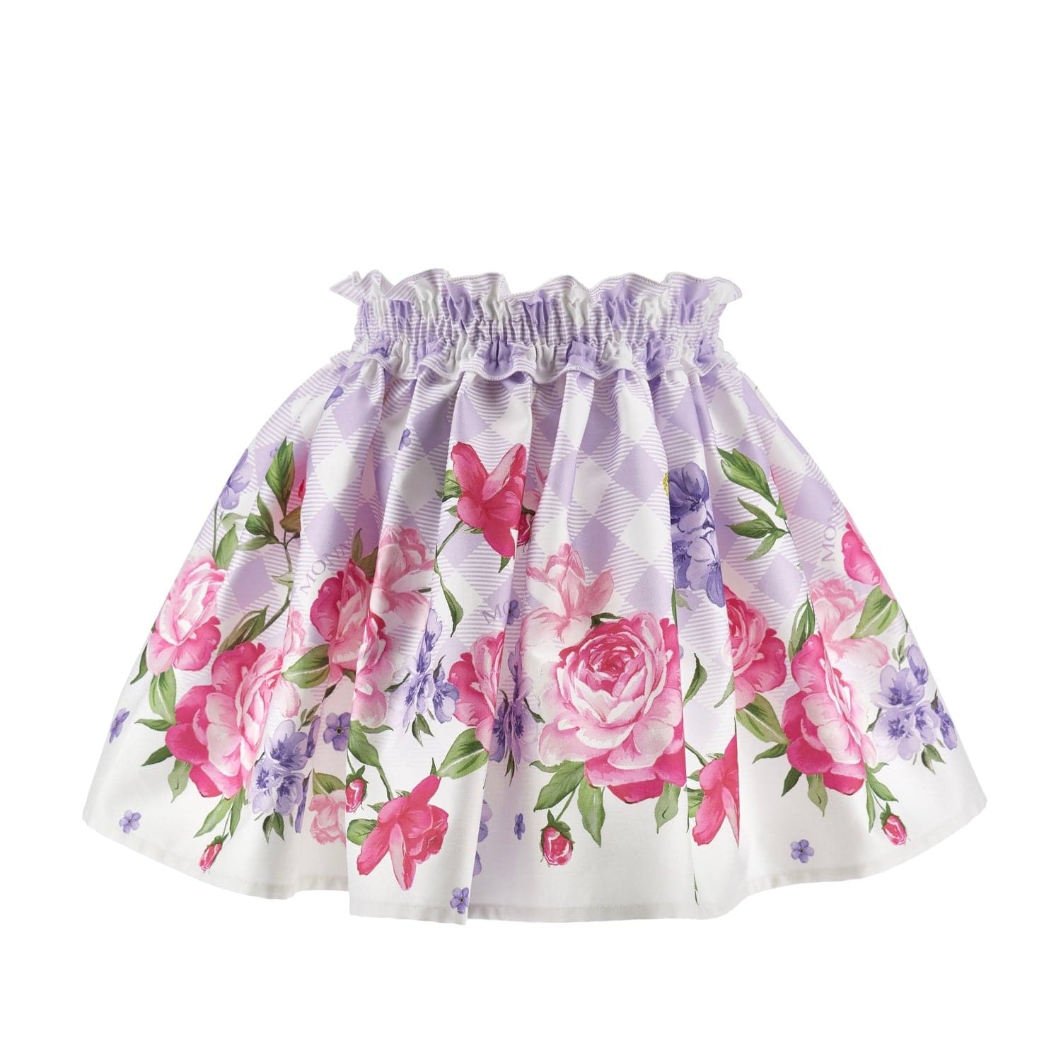 MONNALISA - Garden Party Be Free Top & Skirt Set - Lilac