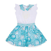 A DEE - Oprah Ocean Pearl Mixed Dress - White