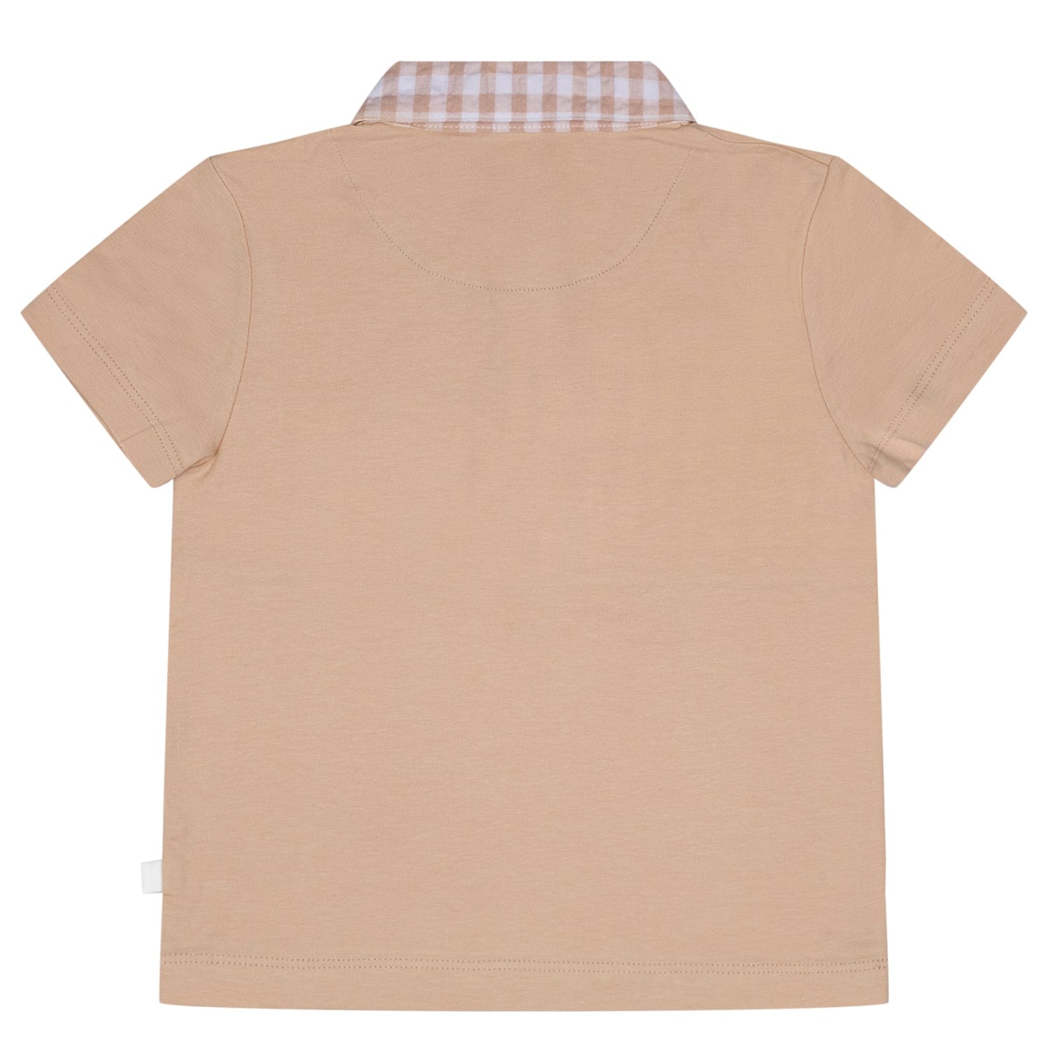 MITCH & SON - Tate Sandy Shores Gingham Polo Set - Sand