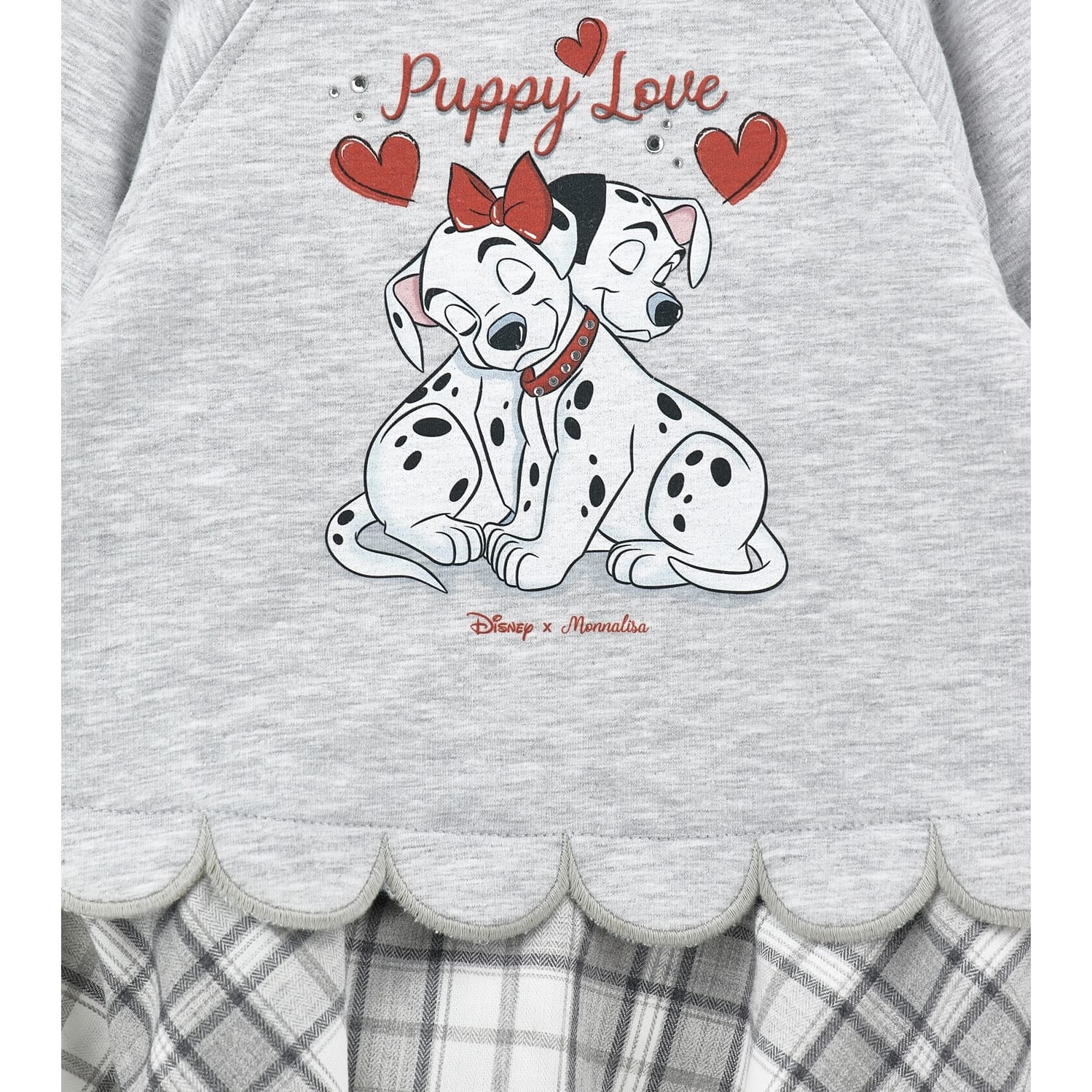 MONNALISA - Dalmatian Dress - Grey