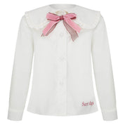 Daga - Love Storey Blouse Two Piece Skirt Set - Pink