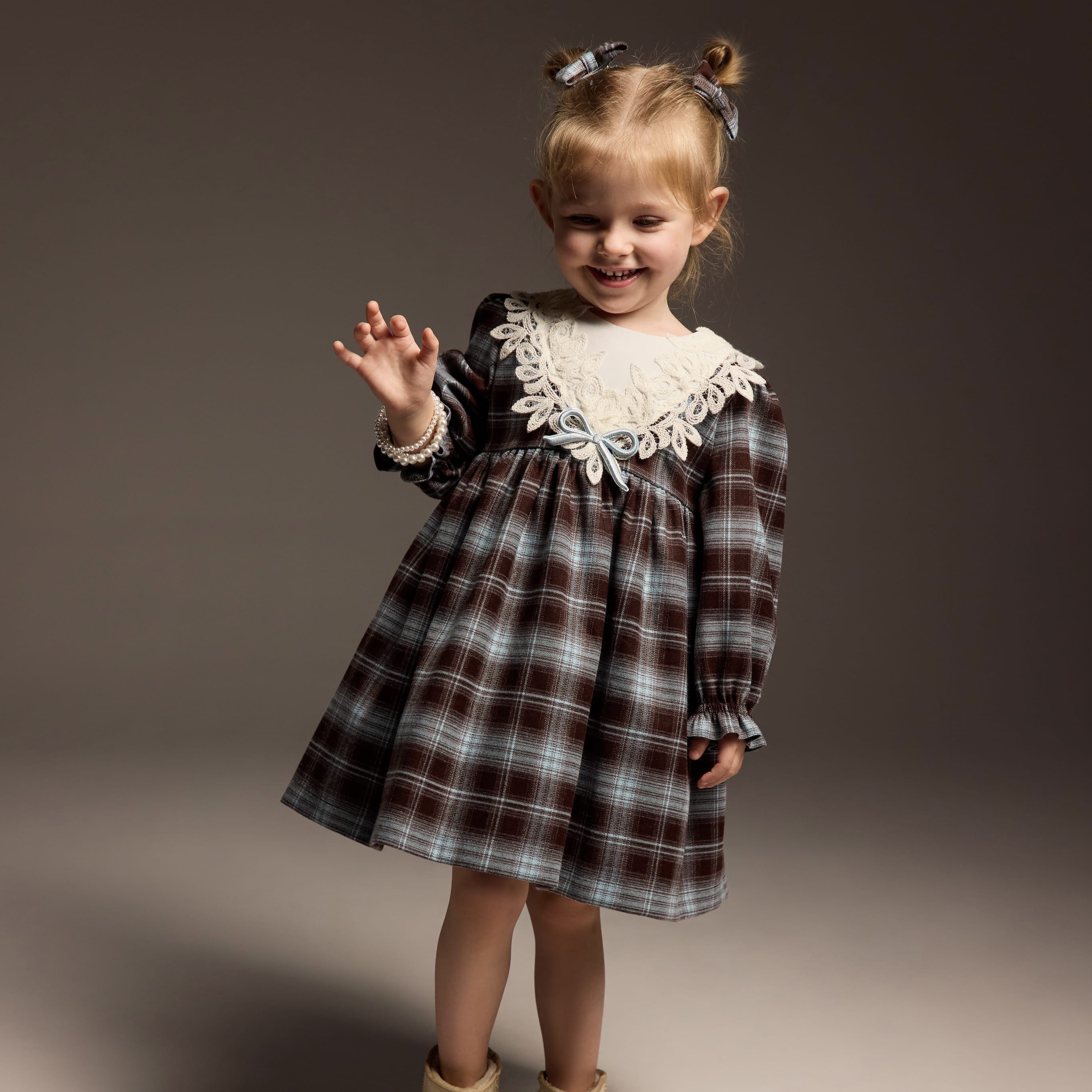 Daga - Giraffe Charm Dress - Brown