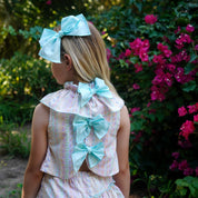 BABINE - Abstract  Skirt Set   - Mint