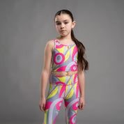 BONINI BY A DEE - Ignite & Sprint Printed Racer Back Top & Printed Legging - Hot Pink