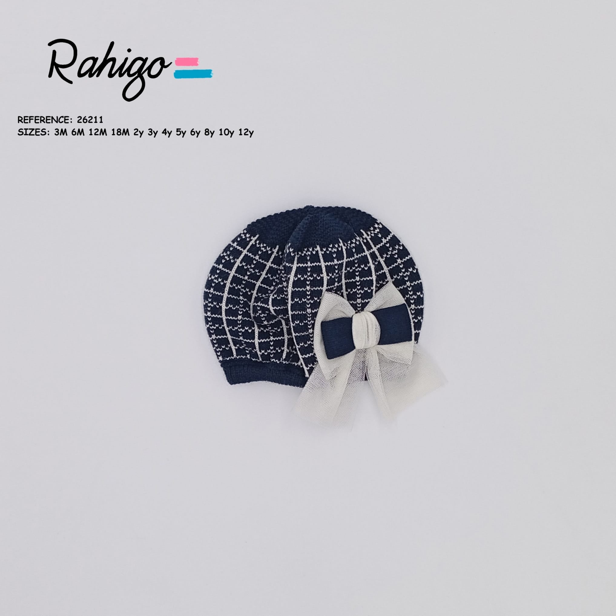 Rahigo - Five Piece Skirt Set  - Navy