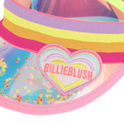 BILLIEBLUSH -  Clear Sequin Visor Cap  - Multi