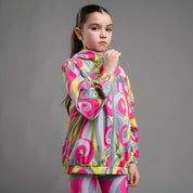 BONINI BY A DEE - Future Printed Tape Jacket - Hot Pink
