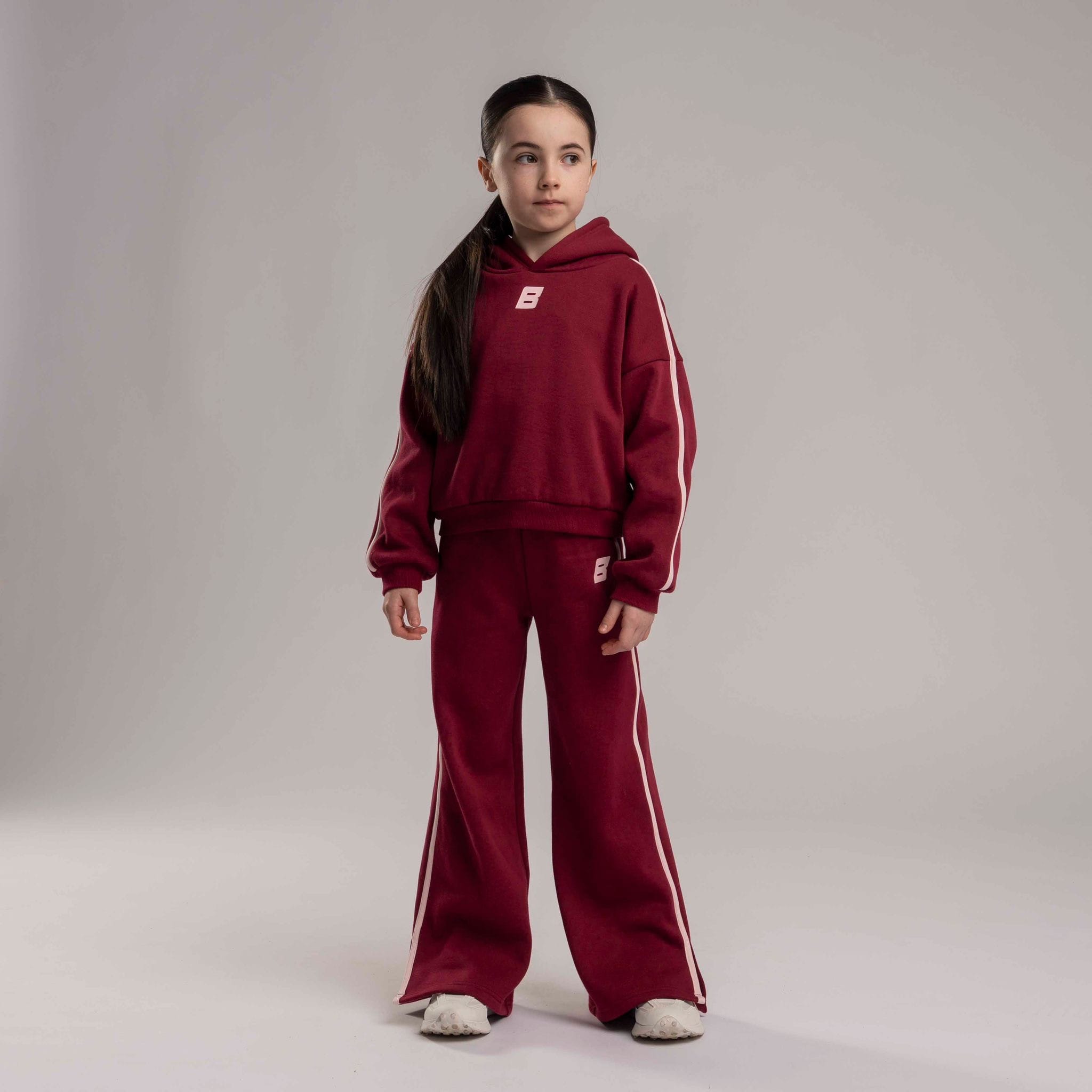 BONINI BY A DEE - Revive Wide Leg Joggers & Hoody - Burgundy