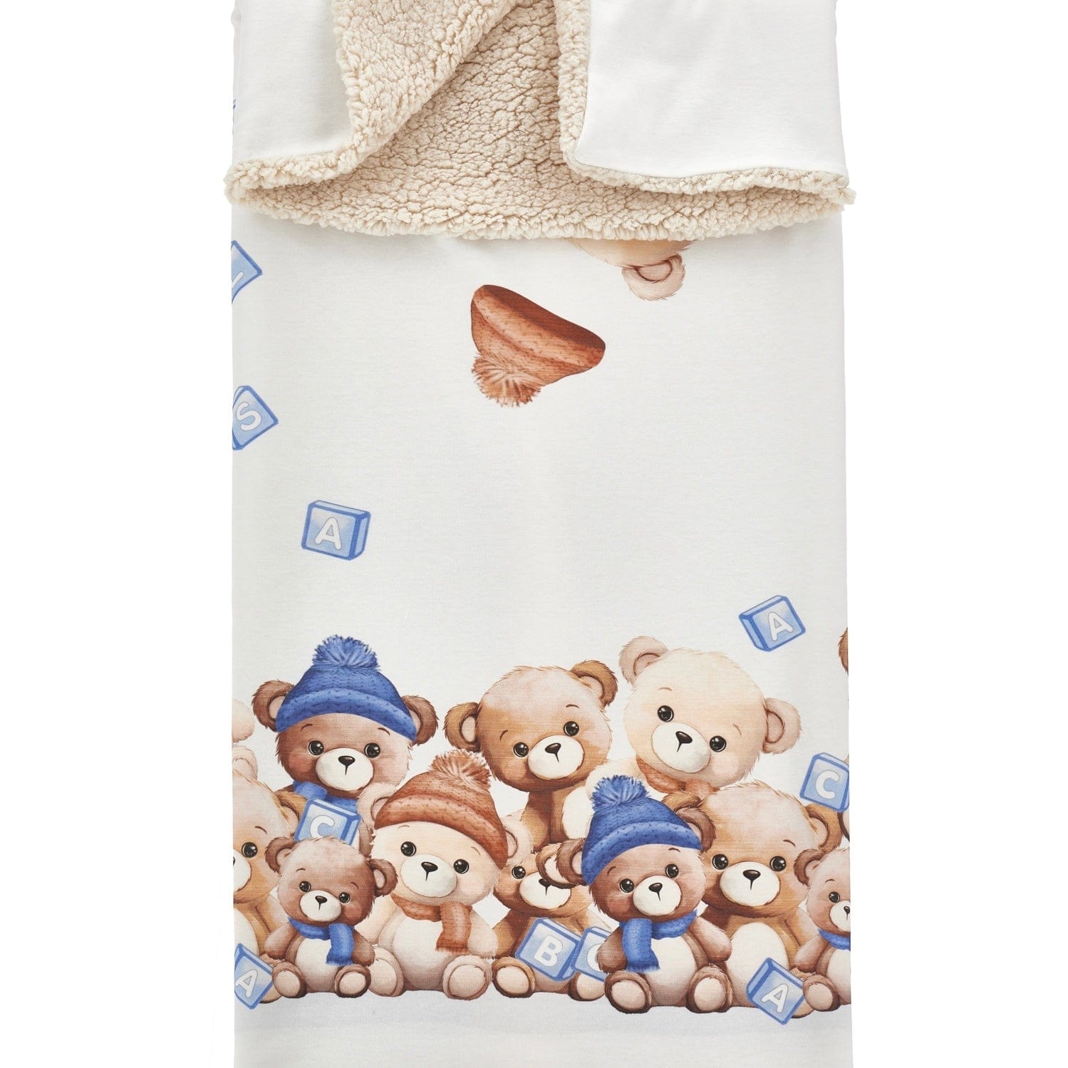 MONNALISA - Teddy Blanket - Blue