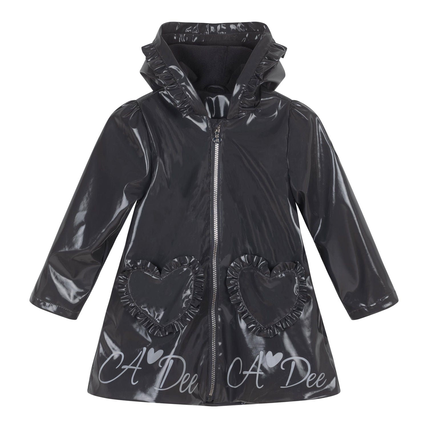 A DEE - Back To School Blair Raincoat - Dark Grey