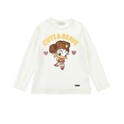 MONNALISA - Daisy Duck Top & Skirt Set - Burgundy