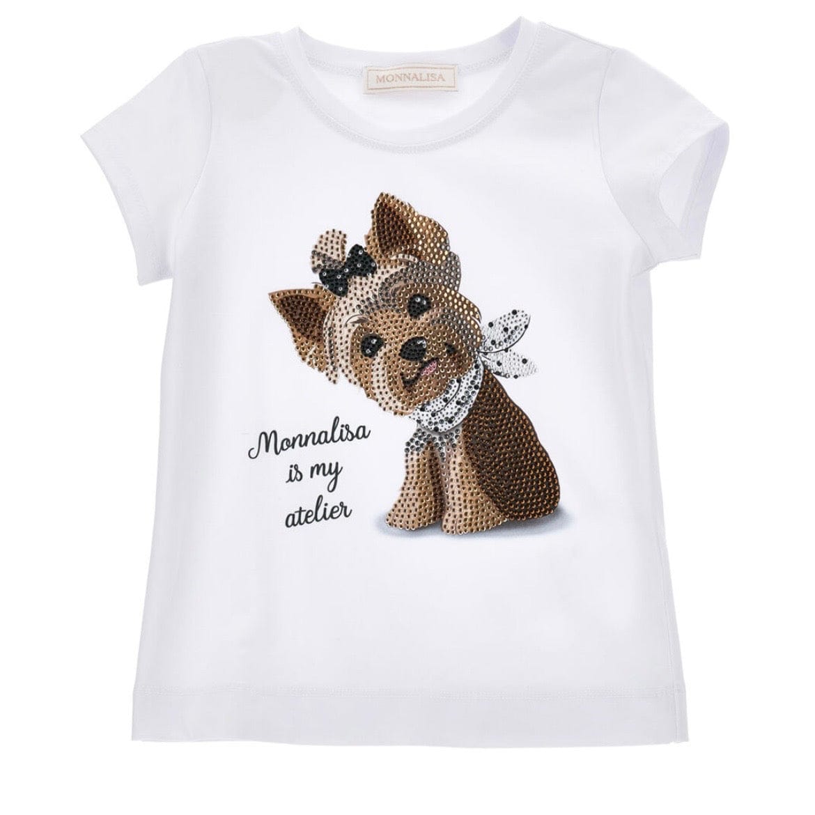 MONNALISA - Yorkshire Terrier  Short Set - White