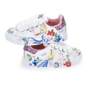 MONNALISA - Alice In Wonderland Trainers - White