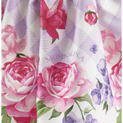 MONNALISA - Garden Party Be Free Top & Skirt Set - Lilac