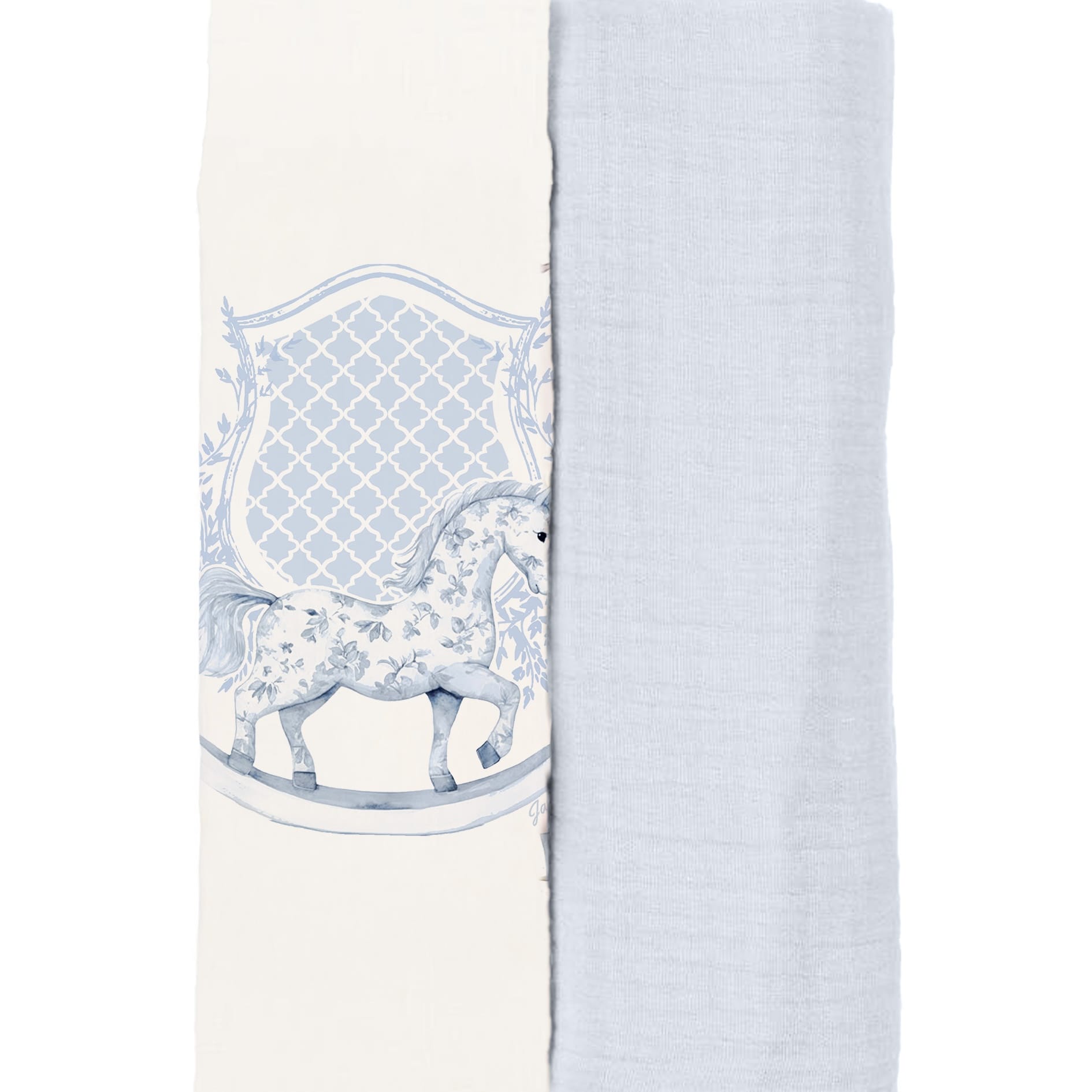 JAMIKS - Cotton Tahir Muslin - Blue