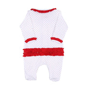 MAGNOLIA BABY - Holiday Annalise’s Three Piece Babygrow Set - Red