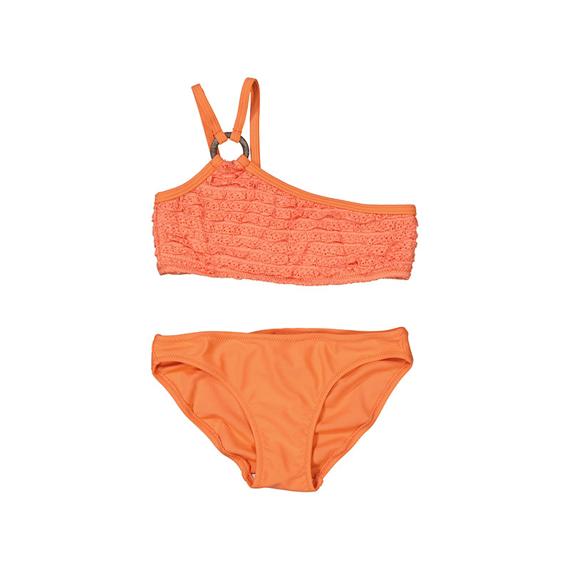 MAYORAL - Ruffle Bikini - Tangerine