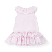 A DEE - Celeste Heavenly Hydrangea Seersucker Dress - Pink Blossom