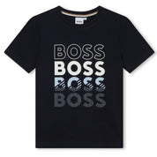 BOSS - Logo T Shirt - Navy