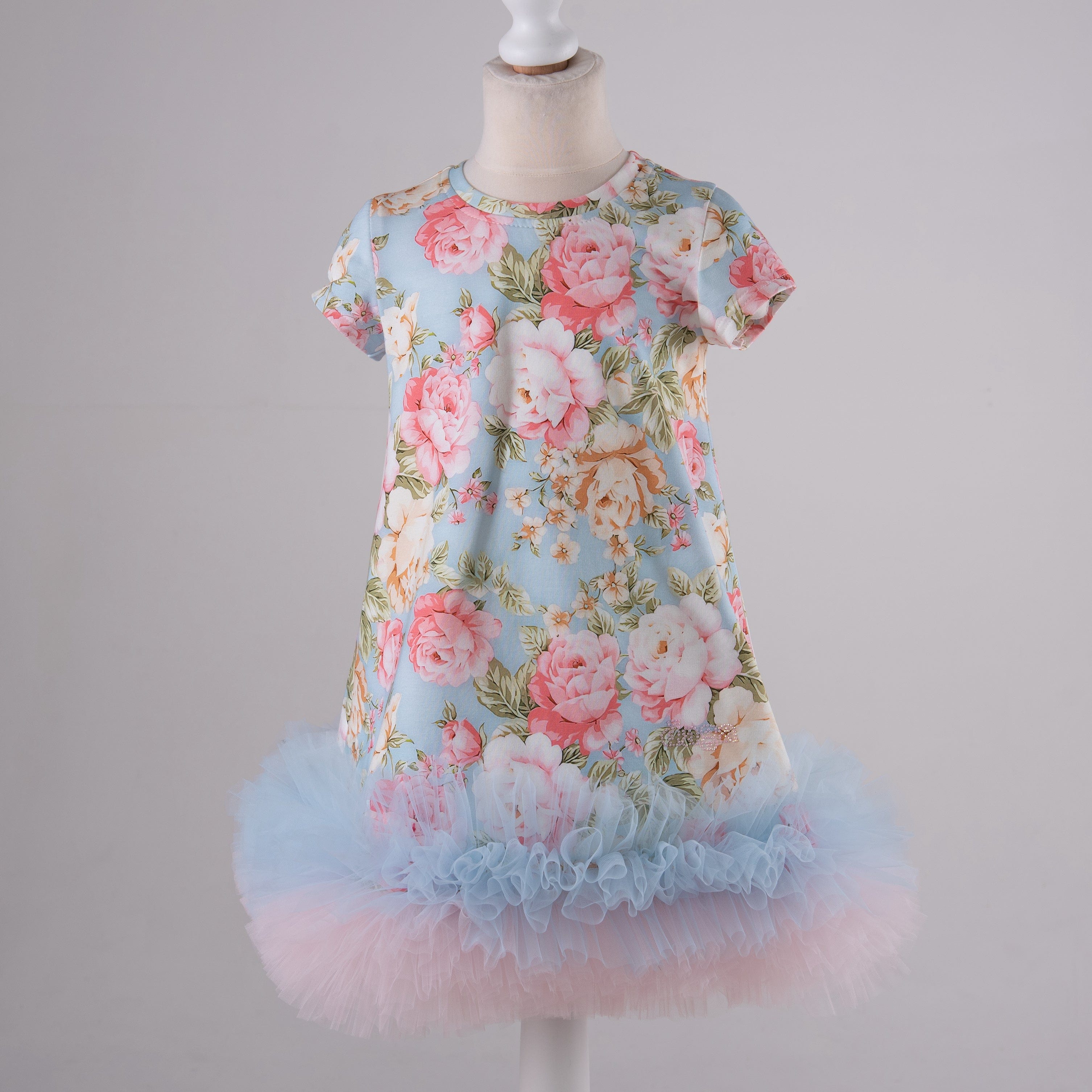 Daga - Find Roses In The Garden Tutu Dress - Blue