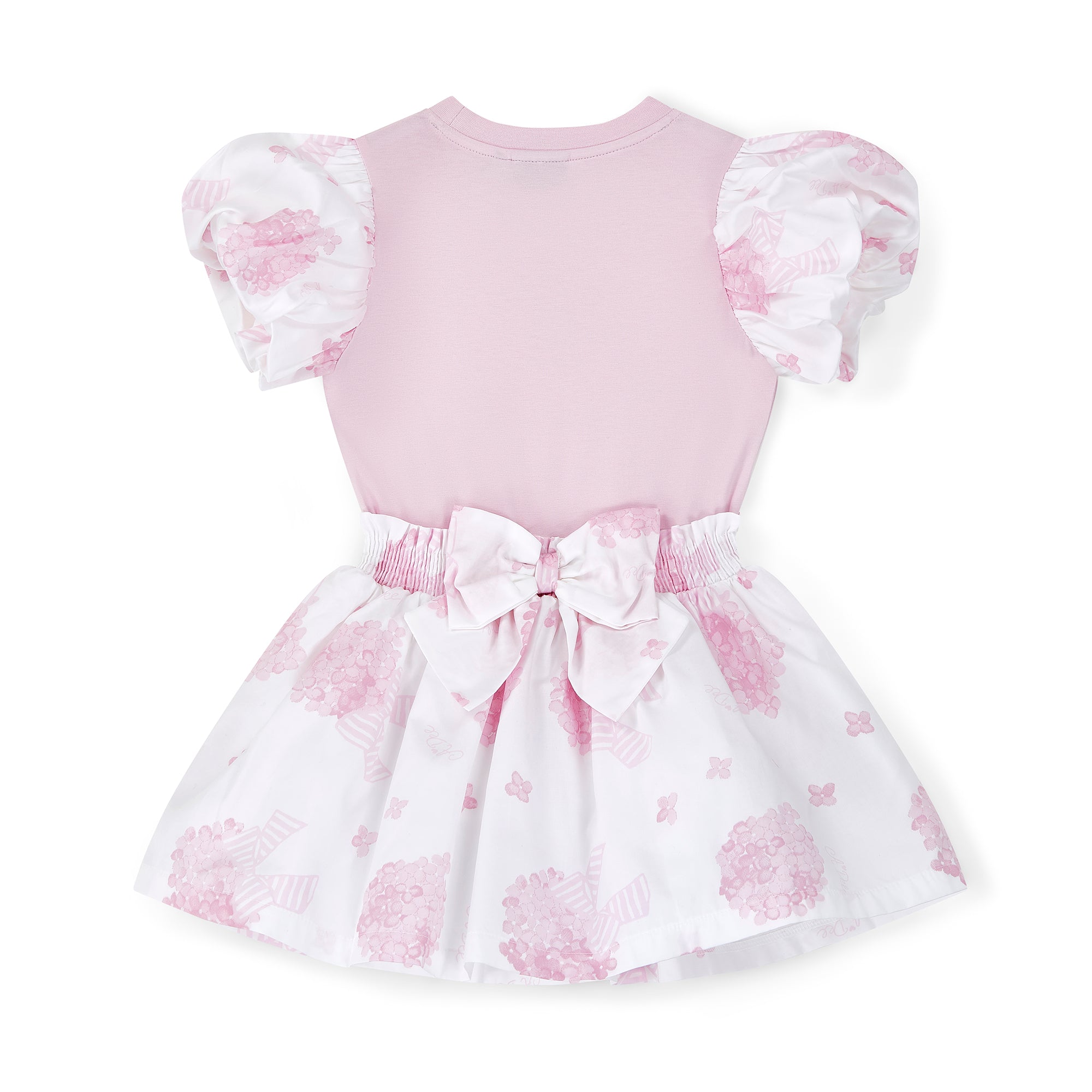 A DEE - Chance Heavenly Hydrangea Print Mixed Dress - Pink Blossom