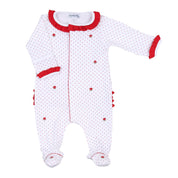 MAGNOLIA BABY - Holiday Annalise’s Three Piece Babygrow Set - Red