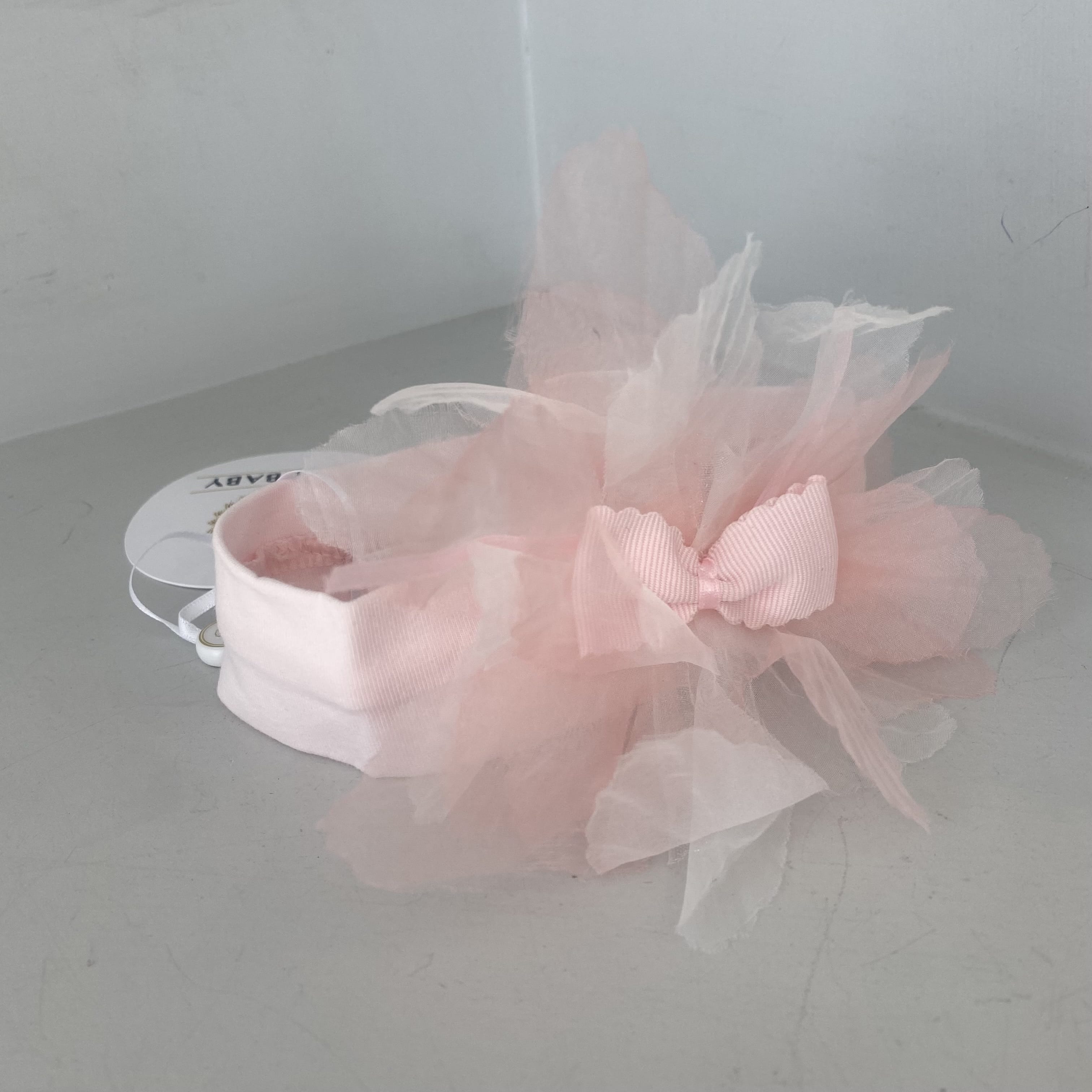 FIRST BABY - Flower Bunny Hairband  - Pink