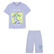 BILLIEBLUSH BOYS - Shark T- Shirt & Short Set- Blue